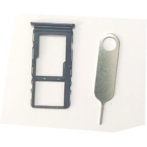 Sim Tray Sim Card Holder SD Tray Replacement for TCL 10 5G UW T790S Black