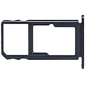 SIM Card Slot Memory SD Card Tray Holder Adapter Replacement Compatible with BlackBerry Key2 LE BBE100-1-2-4-5 4.5 inch (not fit key2) (Black)