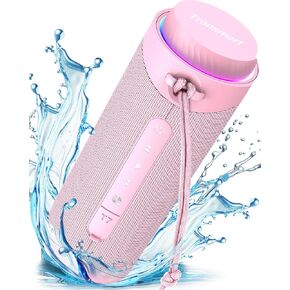 مكبرات صوت بلوتوث محمولة Tronsmart T7 مع صوت محيطي 30 وات 360 درجة، بلوتوث 5.3، صوت جهير عميق، صوت ستيريو قوي، EQ مخصص عبر التطبيق، مقاومة للماء IPX7 للحفلات، المنزل، الهواء الطلق (أسود عميق)