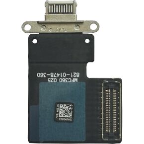 كابل مرن لمنفذ شحن شاحن USB لجهاز iPad Pro 11 بوصة الجيل الثاني 2020 A2068 A2228 A2230 A2231 (أسود) in Saudi Arabia