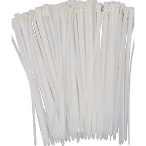 Multi-Purpose Self-Locking Cable Ties Nylon Zip Wire Tie-Wraps (100 Piece) 8-Inch Cable-Tie Color Natural (45-LB Strength)