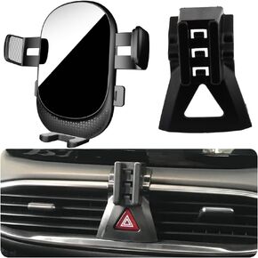 Car Phone Holder for Hyundai Santa Fe Auto Accessories [Only for 2019-2023 Santa Fe] [Auto Lock Hands Free Cell Phone Mount Car fits for iPhone & All Smartphones]