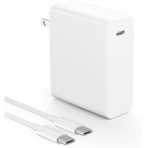 Mac Book Pro Charger, 100W USB C Laptop Charger Power Adapter for MacBook Air/Pro 13 14 15 16 inch 2024 2023 2022 2021 2020 M1 M2 M3 Laptop ipad Pro Samsung and All USBC Device with USB C Cable(5.9ft)
