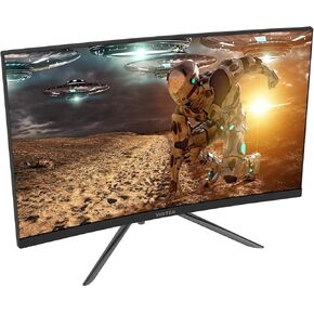 شاشة الألعاب المنحنية Viotek GNV27CB 165 هرتز مقاس 27 بوصة | 1920x1080p مع تباين 3,000:1 | فري سينك | 1x DP، 1x HDMI، مكبرات الصوت | فيسا | 3 سنوات صفر بكسل ميت in Kuwait