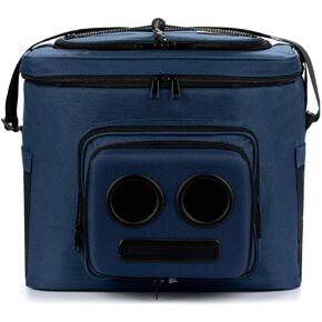 The #1 Cooler with Speakers on Amazon. 20-Watt Bluetooth Speakers for Parties/Festivals/Boat/Beach. Rechargeable, Works with iPhone & Android (Blue)