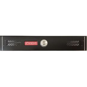2U Rack-mount Security Cover PLUS Cable Management - 10K Combination Locking Panel for Physical Security/Access Control in 19" Racks; Installs Over Already Working Equipment; Uses No Extra Rack Spaces