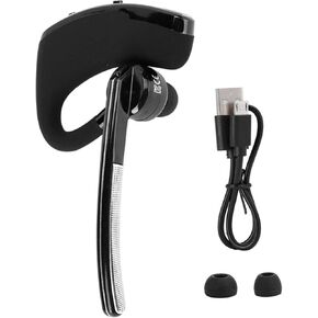 Single-Ear Bluetooth Headset,V8 Business Bluetooth Headset,Smart Noise-Cancelling Hands- Stereo Headset,with Voice-Activated Microphone,Suitable for Work Driving,Etc.