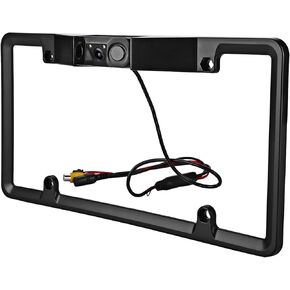 Car Reverse Camera, Car Rear Camera, HD Night License Plate Rear View Camera, IP67 Waterproof Universal Rear License Plate Camera