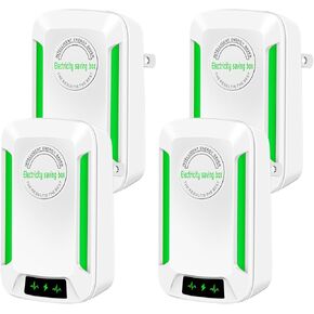 Pro Power Saver Electricity Saving Device Save Electricity, Stop Watt Energy Saving Device, Smart Electricity Saving Box US Plug 90V-250V 60KW - 4 Pack