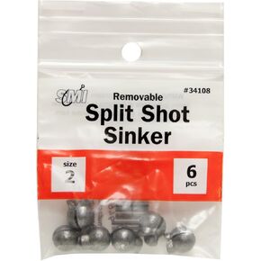 Beau Mac Split Shot Removable 2 6pk 34108