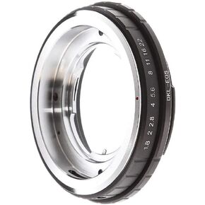 Lens Mount Adapter for Voigtlander Retina DKL Lens to EOS EF EF-S Mount Camera, for EOS-1D X 5D Mark IV, 5DS R, 6D Mark II, 6D, 7D Mark II, 80D, 77D, 800D, 750D