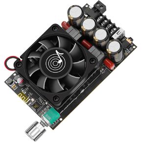 Bluetooth Power Amplifier Board Stereo - 2.0 Channel 300W+300W Bluetooth 5.3 DC18-50V Audio Amplifier Module Subwoofer Control with AUX/Bluetooth/USB Flash Drive for DIY Bluetooth Audio Home Theater