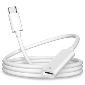 iMangoo USB-C Pencil 1st Generation Adapter 3.3 FT Charging Cable for Apple Pencil Pen 1st Gen Match iPad 10 Bluetooth Pairing USB Type C Charger Male to Female Lightning iPencil Connector Cord