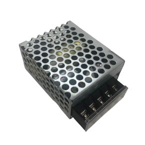 Mean Well RS-15-24 Enclosed Switching AC-to-DC Power Supply, Single Output, 24V, 0-0.625A, 15W, 1.1" H x 2.0" W x 2.5" L