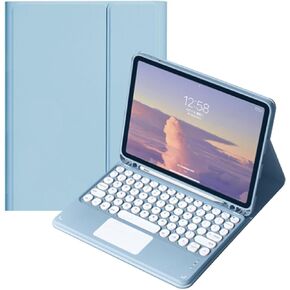 Keyboard Case with Touchpad for iPad Pro 13-inch (M4) 2024, Smart Keyboard Folio Cover with Pencil Holder, Multi-Touch Trackpad, Detachable Keyboard for iPad Pro13 inch (2024), Purple in Kuwait