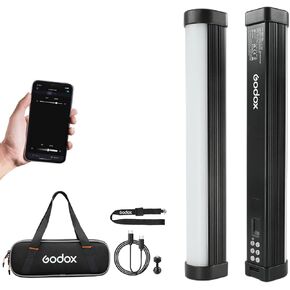 Godox WT40D Waterproof LED Tube Light, 54W 15'' Daylight Underwater LED Light, CRI/TLCI 96+ Dimming 0-100%, Supports 40m Dive Depth Bluetooth APP Control