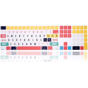 غطاء لوحة المفاتيح الرقمية السيليكون الرقيق للغاية بالحجم الكامل من السيليكون لجهاز iMac Magic Keyboard مع لوحة مفاتيح رقمية MQ052LL/A A1843 2017 2018 إصدار US Layout (Ombre Coffee) in Kuwait