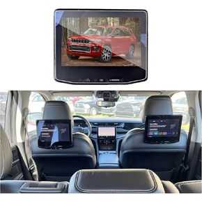 2pcs 2024 Grand Wagoneer Grand Cherokee Screen Protector 10.1Inch 2024 2023 2022 Grand Wagoneer Grand Cherokee Chrysler Pacifica Rear Seat Screen Protector 2023 Grand Cherokee Accessories
