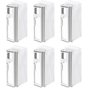 6 Pcs Disposable Dust Bags for Narwal Freo X Ultra & Freo X Plus Vacuum Cleaner Replacement Spare Parts