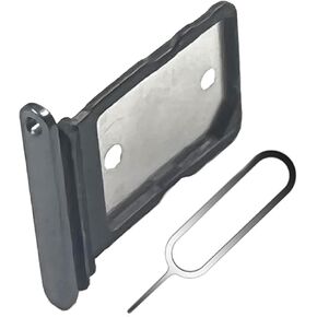 Sim Card Tray Holder Slot Replacement with Open Eject Pin for Pixel 7 Pro 6.7inch (Black, Single SIM)