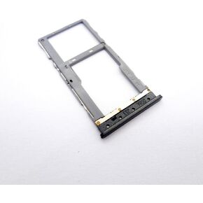 SIM Card Tray Holder Slot Replacement Compatible with TCL 20 XE 5G 5087Z 6.52 inch (Black)