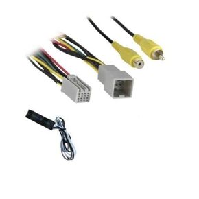 Wire Harness Adapter to Retain OEM Backup Camera to Aftermarket Radio Made for Some 2014+ Mitsubishi Lancer, Outlander, Outlander Sport