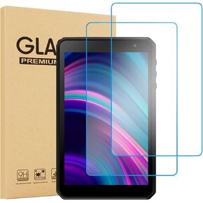 2-Pack Glass Screen Protector For BLU M8L 2022/2021 8" Tablet/BLU M8L PLUS 8 Inch Tablet 2022 Released - Tempered Glass Film High Definition 9H Hardness