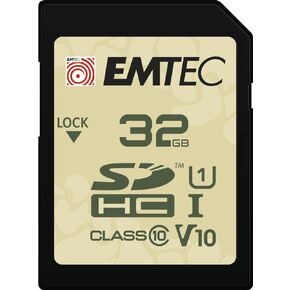 EMTEC 32GB Outdoor SD Card - UHS-I U1 V10 - IPX7 protection - ideal for full HD videos
