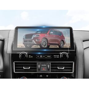for 2023 2024 Nissan Armada Screen Protector for2021-2023 2024 Nissan Armada S/SV/SL/Platinum12.3 inch Navigation Display,for 2023 2024 Armada Radio Screen Protector 2023 Armada PET Nano Protective Film High Definition Crystal Clear Shield（2PCS）