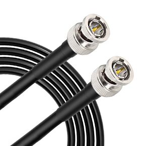 XRDS -RF SDI Cable 1FT, HD-SDI Cable 75 Ohm BNC Male to BNC Male Video Coaxial Cable for Video Surveillance Camera CCTV System 2PCS