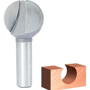 لقمة توجيه نهاية الكرة الأخدود 1/2 بوصة، قطر القطع. 1-1/8 بوصة، ارتفاع القطع 1 بوصة، لقم مائلة من الكربيد لنحت/حفر قنوات الأنابيب والكابلات in Kuwait