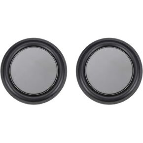 uxcell 2Pcs 3" 70mm Bass Speaker Passive Radiator Auxiliary Rubber Vibration Plate Subwoofer DIY Repair
