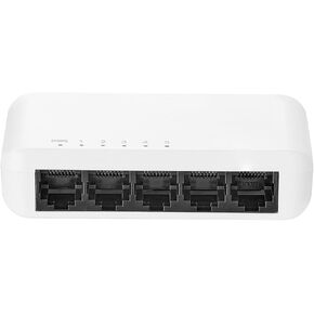 YuLinca 5 Port Gigabit Ethernet Switch, 4 x 100/1000Mbps Ports and 1 Gigabit Uplink, Unmanaged Mini Plastic Gigabit Ethernet Splitter