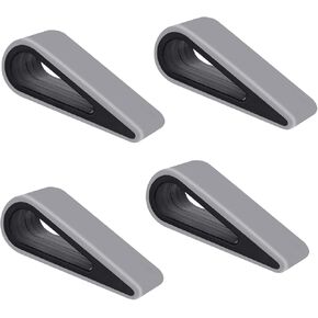 MEGREZ Portable Keyboard Riser Computer Keyboard Stand Laptop Notebook Stand, Anti-Slip Keyboard Stand Holder, Silica Gel Tilting Wedge Riser Holder for Desk, Notebook Feet Stand, 4PCS/Set, Gray