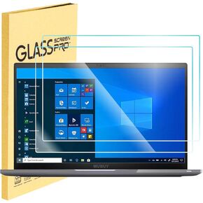 2 Pack 16" Laptop Screen Protector Tempered Glass Designed for Universal 16 inch with 16:10 Aspect Ratio Laptop Screen Protector, (345mm x 218mm) Screen Protector, High Definition Clear 9H,Bubble Free