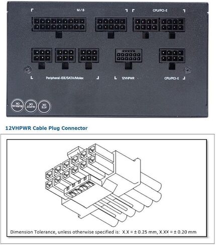 CY 12VHPWR ATX3.0 PCI-E 5.0 Power Modular Cable Male to Female Down Angled 90 Degree Extension 17cm Compatible for 3080 3090TI PSU 16Pin 12+4P Graphics Card in Saudi Arabia