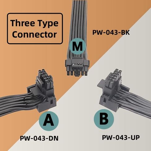 CY 12VHPWR ATX3.0 PCI-E 5.0 Power Modular Cable Male to Female Down Angled 90 Degree Extension 17cm Compatible for 3080 3090TI PSU 16Pin 12+4P Graphics Card in Saudi Arabia