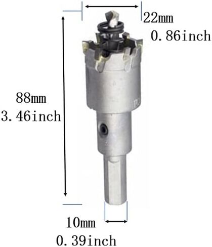 2Pcs 20mm Carbide Hole Saw for Stainless Steel Sheet Metal (20mm) in Saudi Arabia