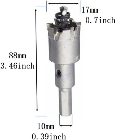 2Pcs 20mm Carbide Hole Saw for Stainless Steel Sheet Metal (20mm) in Saudi Arabia