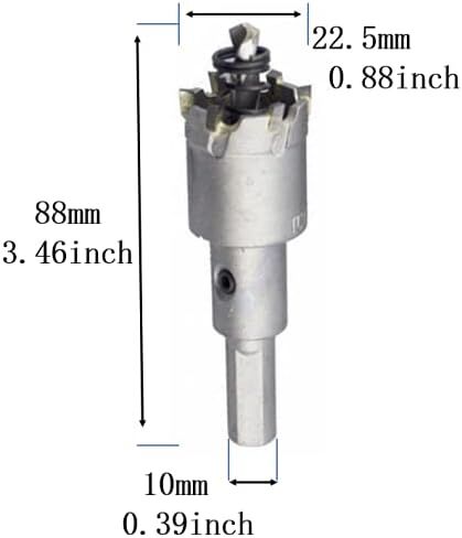 2Pcs 20mm Carbide Hole Saw for Stainless Steel Sheet Metal (20mm) in Saudi Arabia