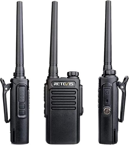 Retevis RT47 Waterproof 2 Way Radio,IP67 Rating,Walkie Talkies for Adults Long Range,Rugged,Rechargeable Two Way Radio for Business Commercial School ​Manufacture (Green, 6 Pack) in Saudi Arabia