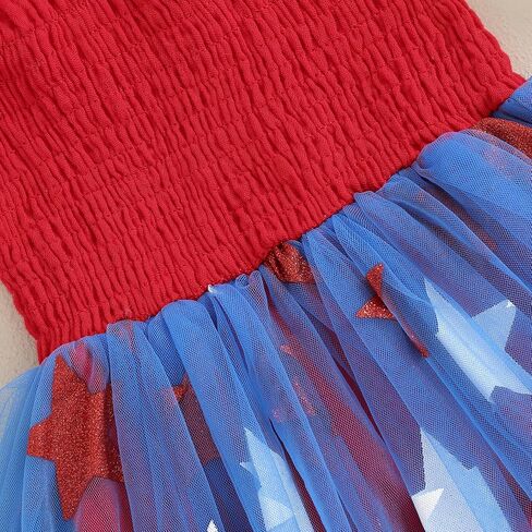 Canrulo 4th of July Baby Girl Summer Outfit American Flag Print Romper Dress Sleeveless Cotton Linen Bodysuit Headband Set in Saudi Arabia