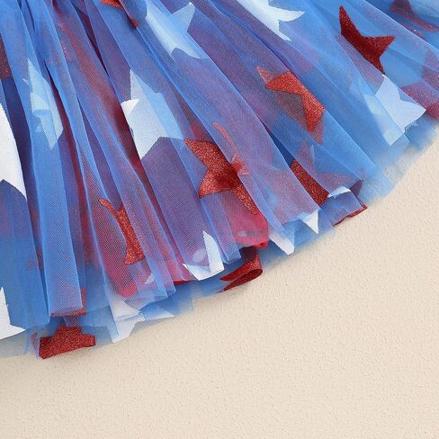 Canrulo 4th of July Baby Girl Summer Outfit American Flag Print Romper Dress Sleeveless Cotton Linen Bodysuit Headband Set in Saudi Arabia