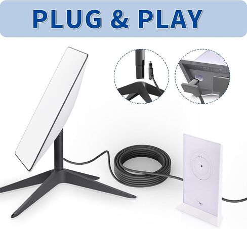 كابل بديل XTAR بطول 75 قدم لهوائي Starlink V2 للأقمار الصناعية - 24AGW CAT6 ناقل حركة أسرع - تمديد كابل Starlink لـ Starlink Gen 2 in Saudi Arabia