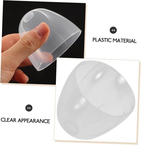3 Pcs Baby Bottle Accessories Milk Replacement Baby Bottle Caps Transparent Baby Bottle Caps Clear Baby Bottle Lids Feeding Bottle Plastic Dust Cover in Saudi Arabia