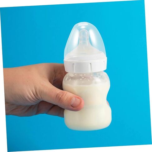 3 Pcs Baby Bottle Accessories Milk Replacement Baby Bottle Caps Transparent Baby Bottle Caps Clear Baby Bottle Lids Feeding Bottle Plastic Dust Cover in Saudi Arabia