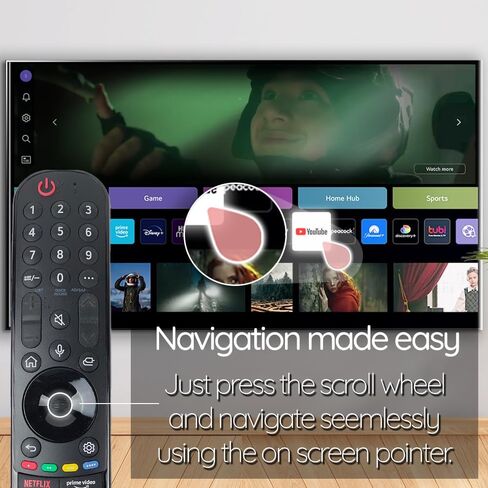 Original MR23GA Magic Remote for LG OLED Evo Smart TVs Z3 G3 C3 B3 Series with Voice Control and Pointer Function in Kuwait