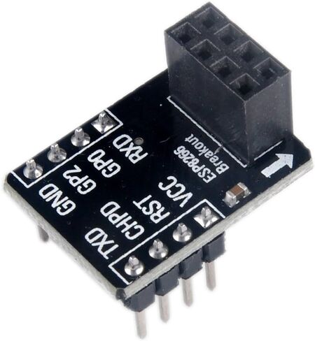ESP8266 ESP-01 ESP-01S Breakout Board Breadboard Adapter PCB for Serial Wifi Transceiver Network in Saudi Arabia