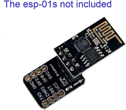 ESP8266 ESP-01 ESP-01S Breakout Board Breadboard Adapter PCB for Serial Wifi Transceiver Network in Saudi Arabia