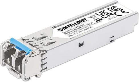Intellinet 10GBase-LR SFP+ to LC Single-Mode Mini GBIC Module 10G Fiber Transceiver - Cisco SFP-10G-LR Compatible - Wavelength 1310 nm - Hot Plugging - Up to 6.2 mi. – 507479-SGL in Saudi Arabia